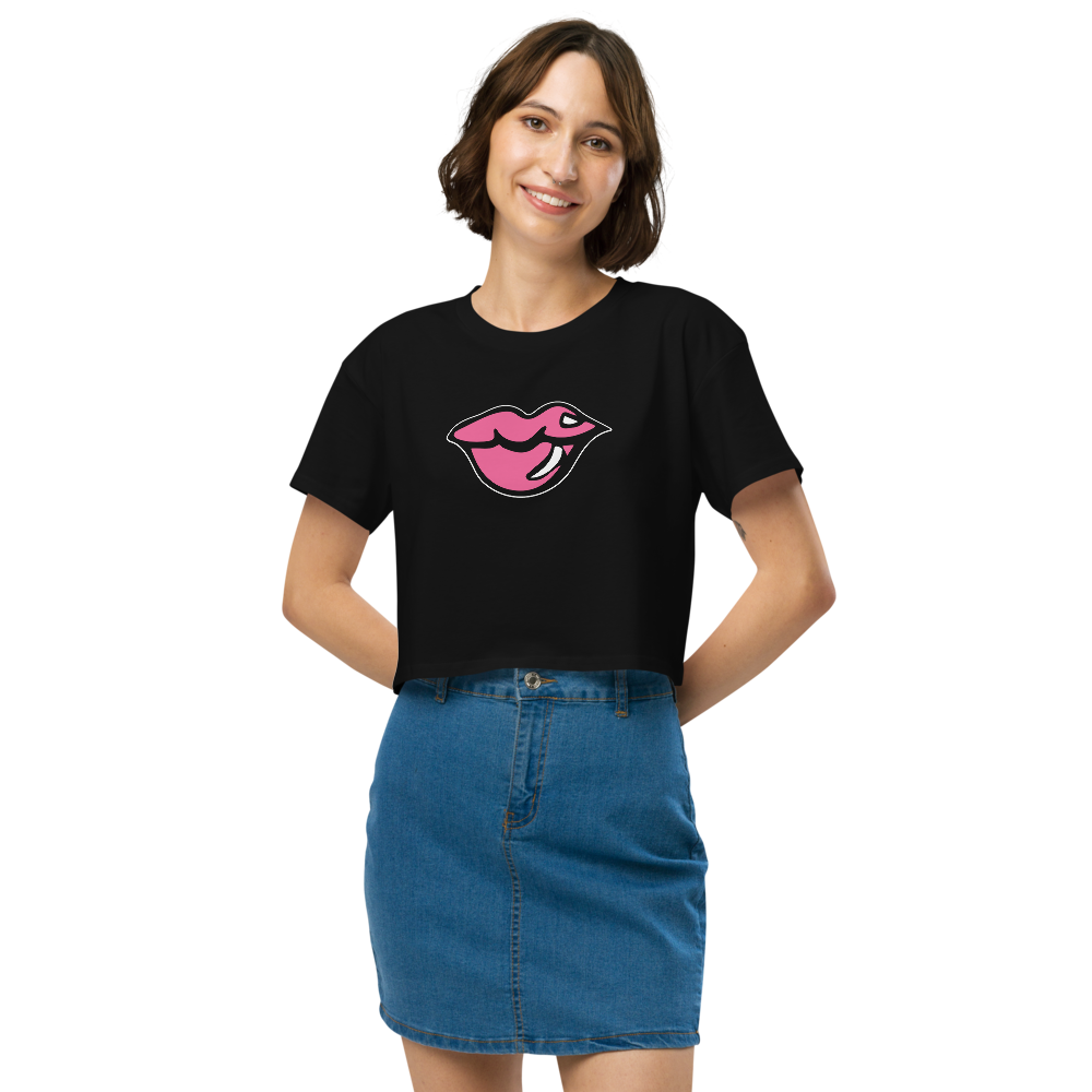 π Lip Service Crop Tee π’