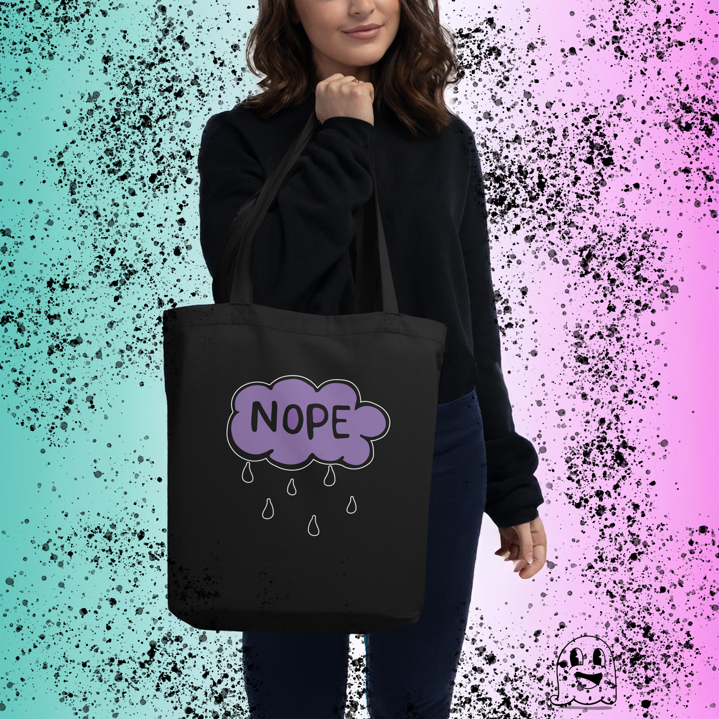 👎 NOPE Cloud Tote – Emotional Support Bag Edition 👜