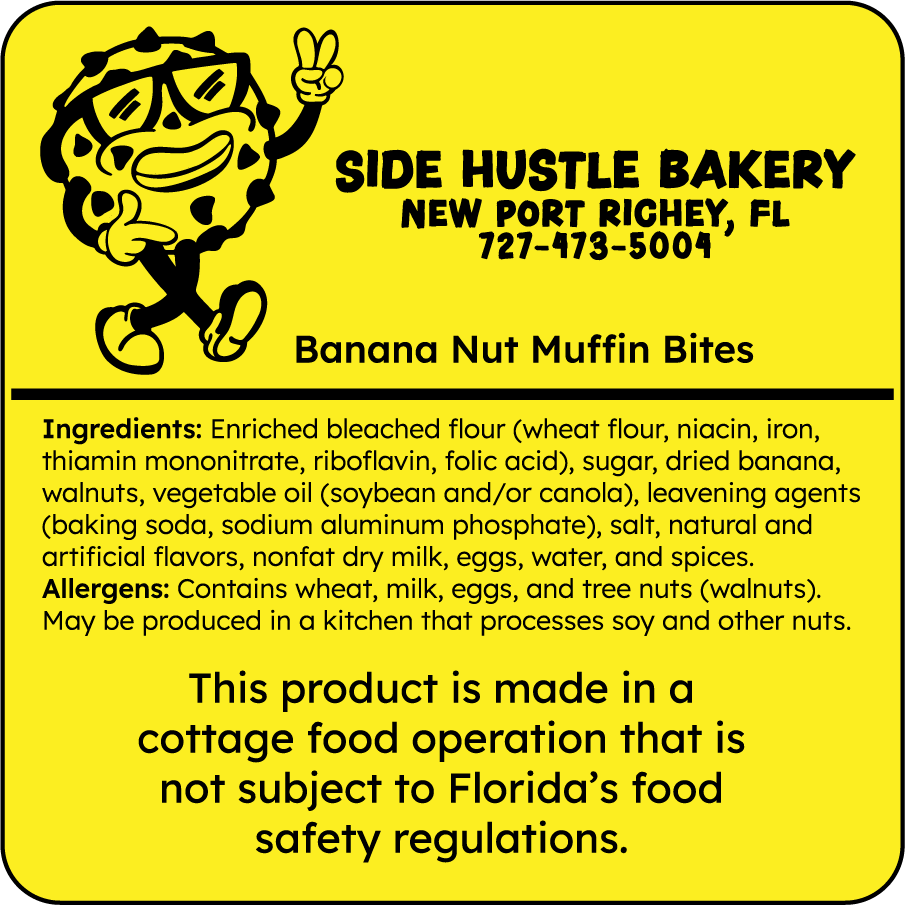 Banana Nut Muffin Bites