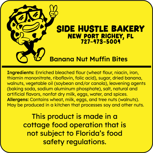 Banana Nut Muffin Bites