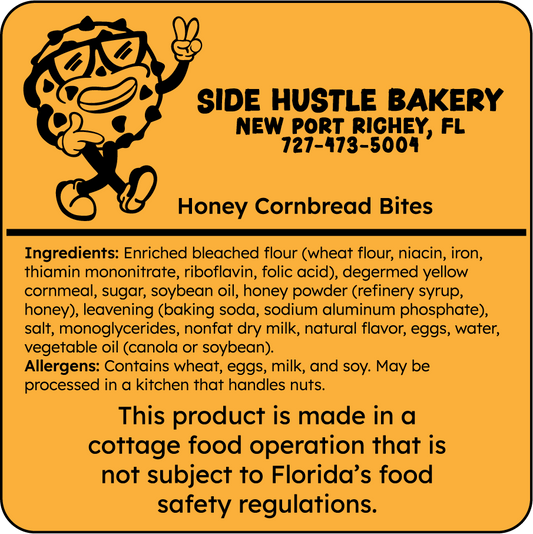 Honey Cornbread Muffin Bites